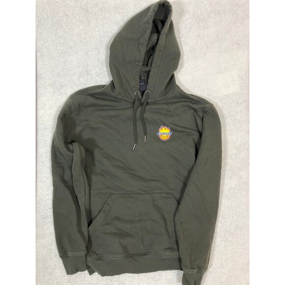 Dickies x Spitfire Skateboarding Hoodie Men's Small Dark Green - Picture 1 of 4